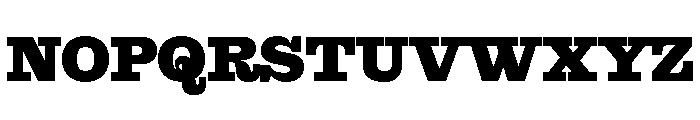 Font 1118 Font UPPERCASE