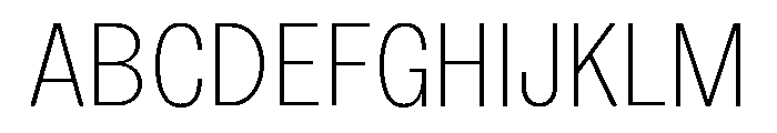 Font 1124 Font UPPERCASE