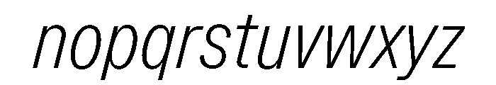 Font 1141 Font LOWERCASE