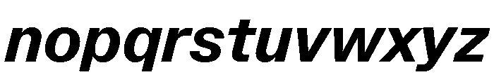 Font 1143 Font LOWERCASE