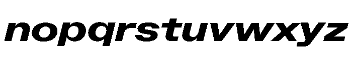 Font 1150 Font LOWERCASE