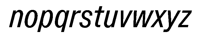 Font 1151 Font LOWERCASE