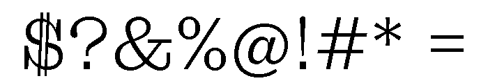 Font 1153 Font OTHER CHARS