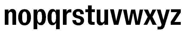 Font 1157 Font LOWERCASE