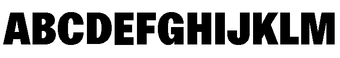 Font 1158 Font UPPERCASE