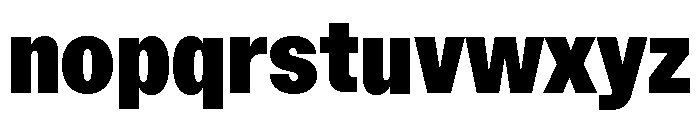 Font 1158 Font LOWERCASE
