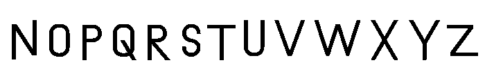 Font 115 Font LOWERCASE