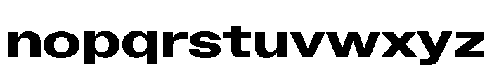 Font 1160 Font LOWERCASE