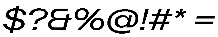 Font 1161 Font OTHER CHARS