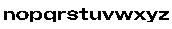 Font 1171 Font LOWERCASE