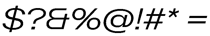 Font 1181 Font OTHER CHARS
