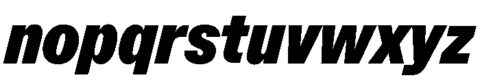 Font 1184 Font LOWERCASE