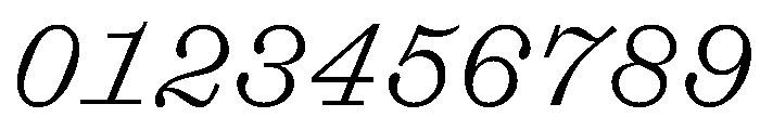 Font 1188 Font OTHER CHARS