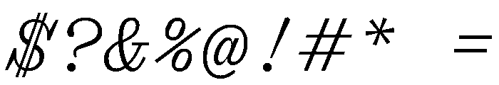 Font 1188 Font OTHER CHARS