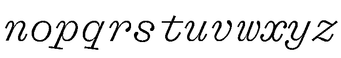 Font 1188 Font LOWERCASE