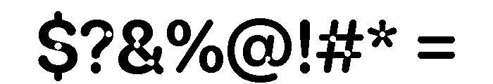 Font 119 Font OTHER CHARS