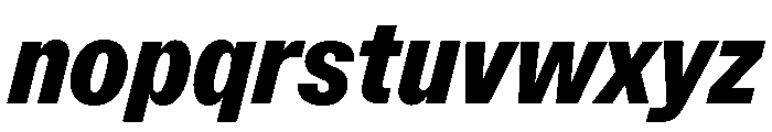 Font 1191 Font LOWERCASE