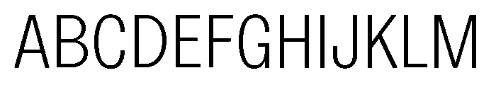 Font 1195 Font UPPERCASE