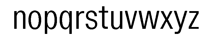 Font 1196 Font LOWERCASE