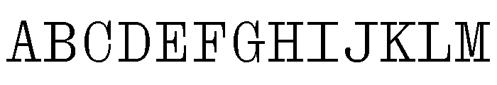 Font 1199 Font UPPERCASE