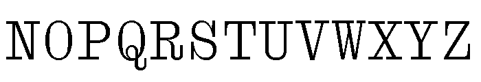 Font 1199 Font UPPERCASE