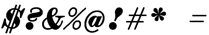Font 12 Font OTHER CHARS
