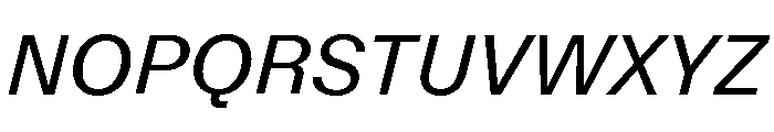 Font 1203 Font UPPERCASE