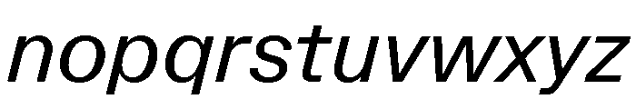 Font 1203 Font LOWERCASE