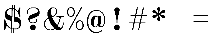 Font 1208 Font OTHER CHARS