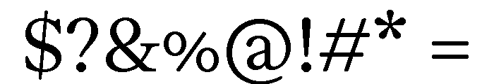 Font 1209 Font OTHER CHARS