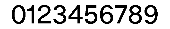 Font 121 Font OTHER CHARS