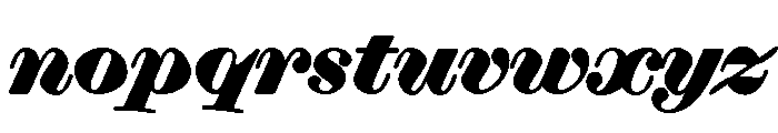 Font 1215 Font LOWERCASE