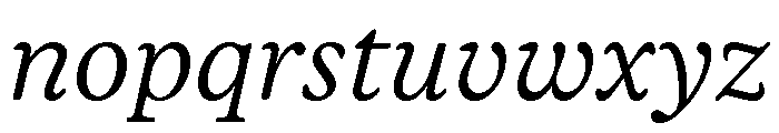 Font 1217 Font LOWERCASE