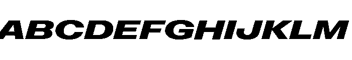 Font 1225 Font UPPERCASE