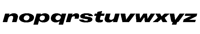 Font 1225 Font LOWERCASE