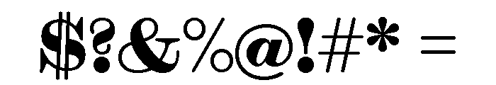 Font 1226 Font OTHER CHARS