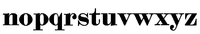 Font 1226 Font LOWERCASE