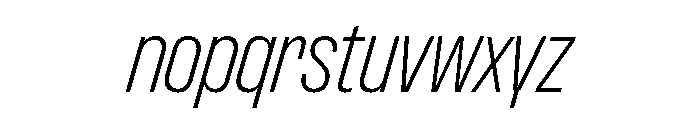 Font 1230 Font LOWERCASE