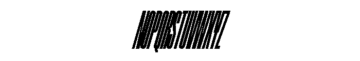 Font 1232 Font UPPERCASE