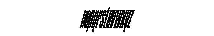 Font 1232 Font LOWERCASE