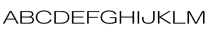 Font 1233 Font UPPERCASE