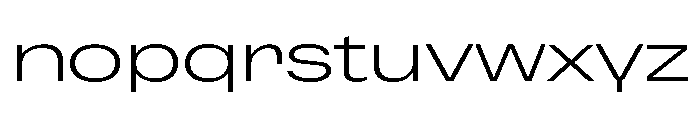 Font 1233 Font LOWERCASE