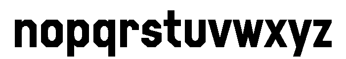 Font 123 Font LOWERCASE