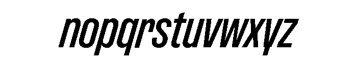 Font 1242 Font LOWERCASE