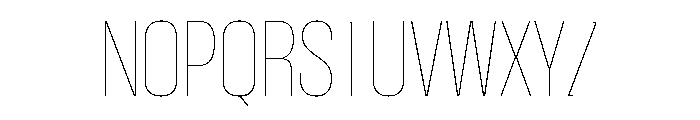 Font 1243 Font UPPERCASE