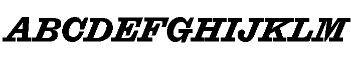 Font 1245 Font UPPERCASE