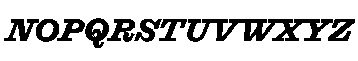 Font 1245 Font UPPERCASE