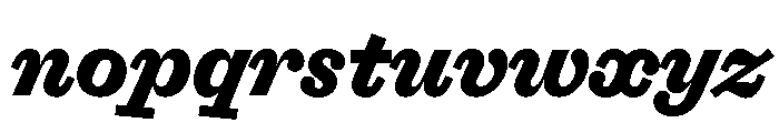 Font 1245 Font LOWERCASE
