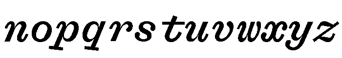 Font 1248 Font LOWERCASE
