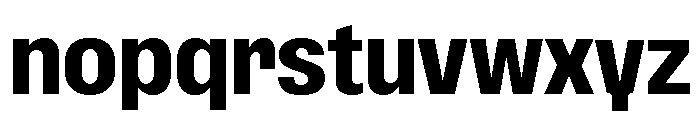 Font 1255 Font LOWERCASE